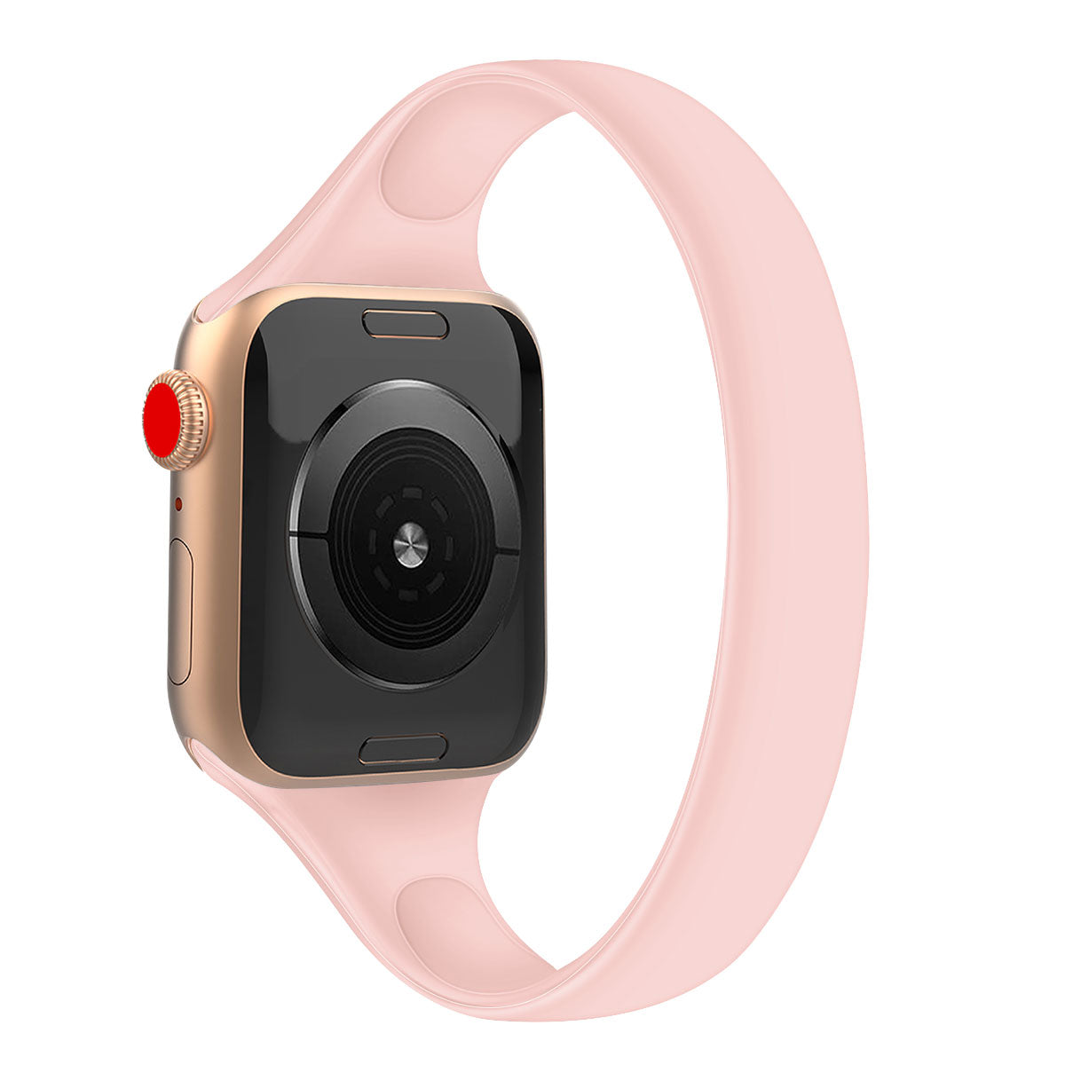 For Apple Watch Series 1 / 2 / 3 38mm / Watch Series4 / 5 / 6 / SE / SE (2022) / SE (2023) Bracelet Silicone Band, Size: M - White For Apple Watch Series 1 / 2 / 3 38mm / Watch Series4 / 5 / 6 / SE / SE (2022) / SE (2023) Bracelet Silicone Band, Size: M - White